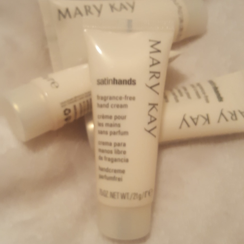 2 Satin Hands Mini fragrance free Lotions